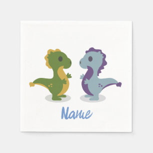 Servilleta De Papel Cuidado par de dinosaurios Thunder_Cove
