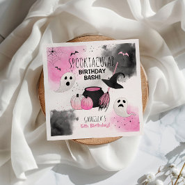 Servilleta De Papel Cuidados Chicas hablaban de Halloween