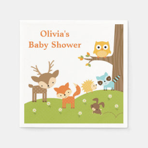Servilleta De Papel Cuidados Napkins Animal Woodland