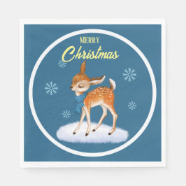 Servilleta De Papel Cuidados Navidades de venado Papel Napkin