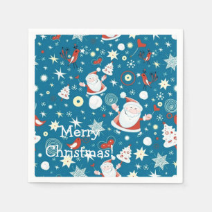 Servilleta De Papel Cuidados Navidades Santa Patrones