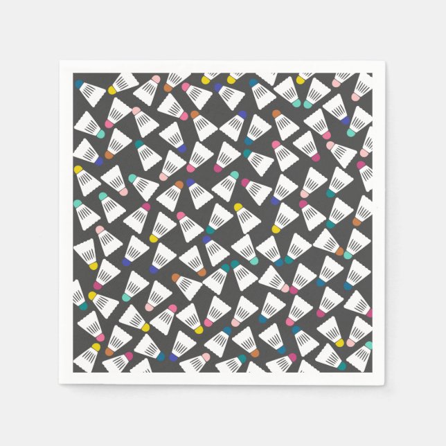 Servilleta De Papel Cuidados pañales de papel Badminton (Anverso)