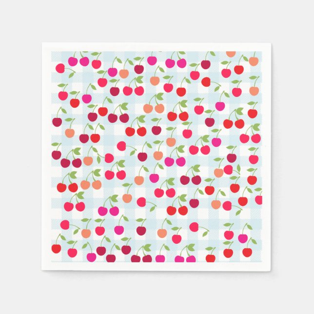 Servilleta De Papel Cuidados pañales de papel de cerezo (Anverso)