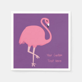 Servilleta De Papel Cuidados personalizados de Flamingo