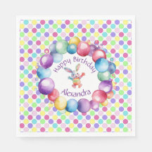 Cuidados puntos de polka y conejo acuático colorid