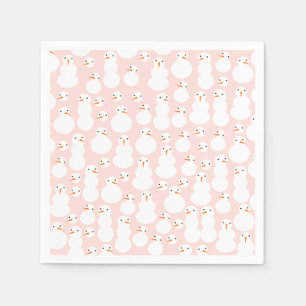 Servilleta De Papel Cuidados Snowmen Paper Napkins