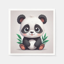 Servilleta De Papel Cuidadosamente servilletas pandas