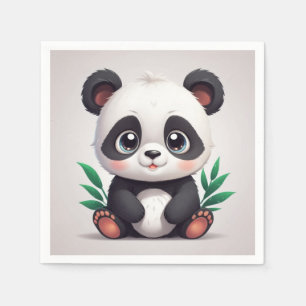 Servilleta De Papel Cuidadosamente servilletas pandas