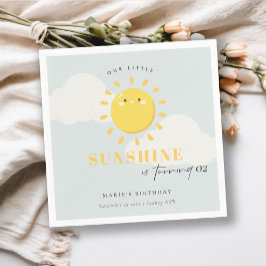 Servilleta De Papel Cuidar a nuestro pequeño chico azul solar cualquie