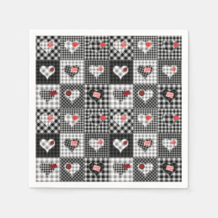 Servilleta De Papel Cuilt Multicolored Gingham