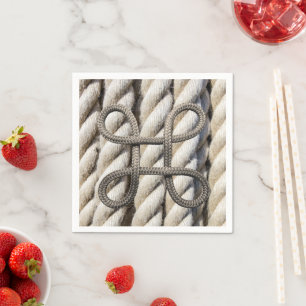 Servilleta De Papel Cumbres de papel, cuerdas de madera