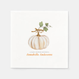 Servilleta De Papel Cumpkin Fall Baby Shower