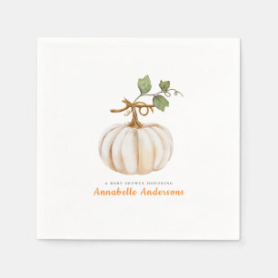 Servilleta De Papel Cumpkin Fall Baby Shower