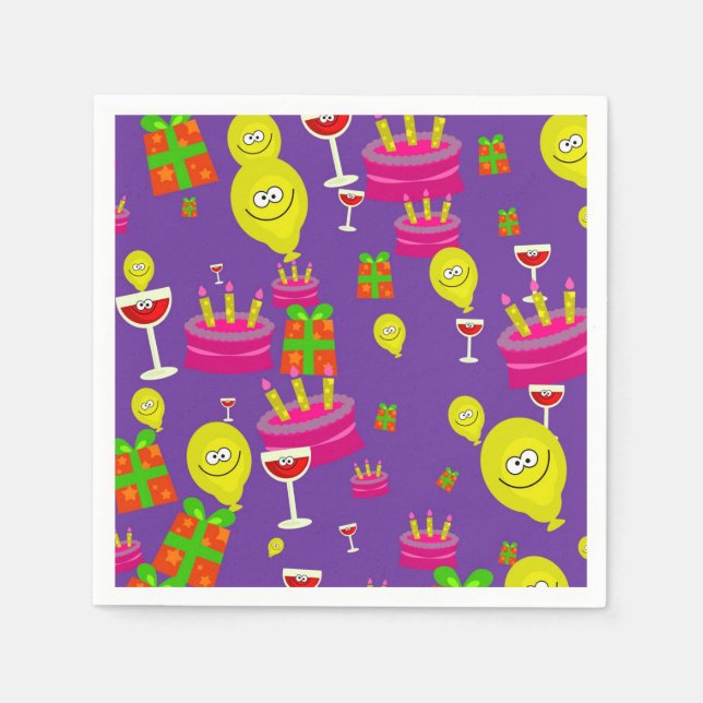 Servilleta De Papel Cumpleaños (Anverso)