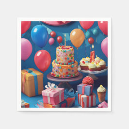 Servilleta De Papel Cumpleaños