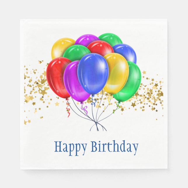 Servilleta De Papel Cumpleaños (Anverso)