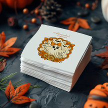 Cumpleaños 1º Lace Ghost Sunflower Halloween