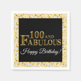 Servilleta De Papel Cumpleaños 100