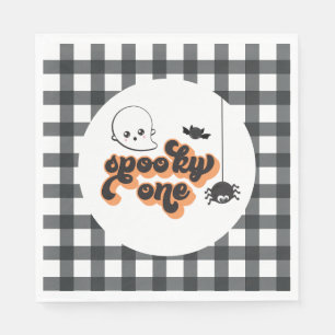 Servilleta De Papel Cumpleaños 1 de Halloween del Espeluznante