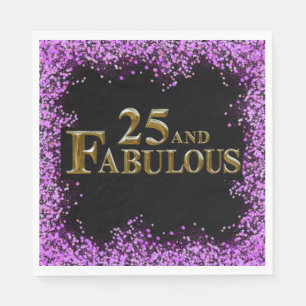 Servilleta De Papel Cumpleaños 25