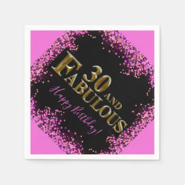 Servilleta De Papel Cumpleaños 30