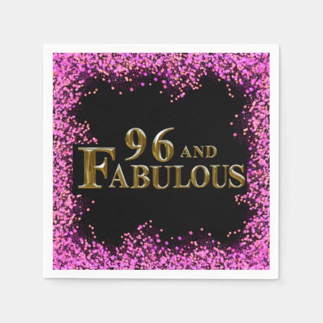 Servilleta De Papel Cumpleaños 96 (Anverso)