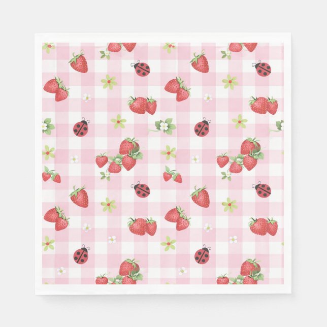 Servilleta De Papel Cumpleaños Berry Sweet (Anverso)
