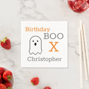 Servilleta De Papel Cumpleaños Boo Ghost