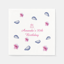 Servilleta De Papel Cumpleaños con ambiente griego