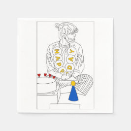 Servilleta De Papel Cumpleaños con JK