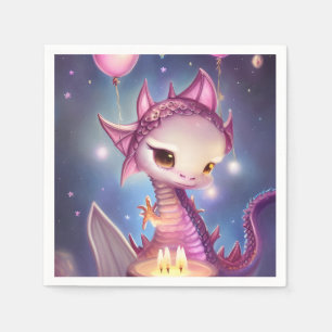 Servilleta De Papel Cumpleaños Cute Dargon