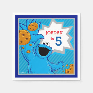 Servilleta De Papel Cumpleaños de Cookie Monster
