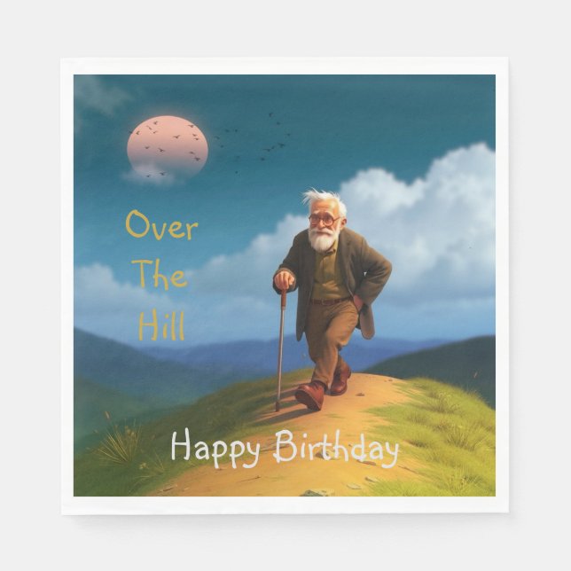 Servilleta De Papel Cumpleaños de cuarentones y más (Anverso)