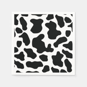 Servilleta De Papel Cumpleaños de cuero de vaca lindo