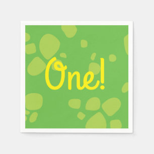 Servilleta De Papel cumpleaños de Dinosaur PArty