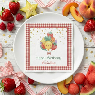 Servilleta De Papel Cumpleaños de Fruta Dulce Fiesta Tropical para N