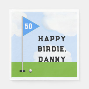 Servilleta De Papel Cumpleaños de Golf