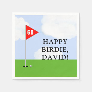 Servilleta De Papel Cumpleaños de Golf