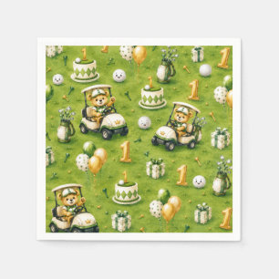 Servilleta De Papel Cumpleaños de Golf 1er