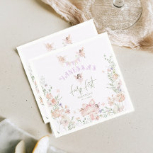 Cumpleaños de hada primero Jardín caprichoso Lila