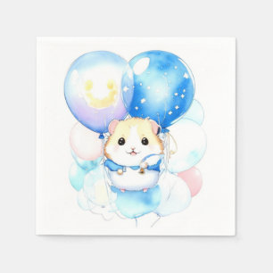 Servilleta De Papel Cumpleaños de Hamster