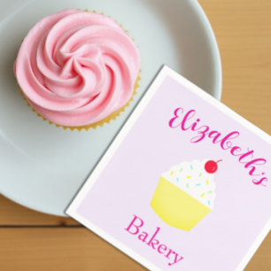 Servilleta De Papel Cumpleaños de Hornear Cupcake
