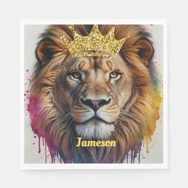 Servilleta De Papel Cumpleaños de Jameson (Anverso)