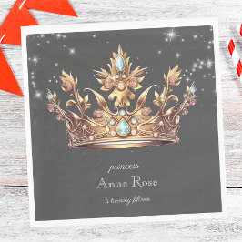 Servilleta De Papel Cumpleaños de la Princesa Real