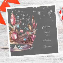 Servilleta De Papel Cumpleaños de la Princesa Real