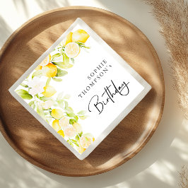 Servilleta De Papel Cumpleaños de las acuarelas rusas