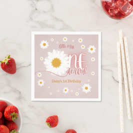 Servilleta De Papel Cumpleaños de Little Miss Onederful 1er