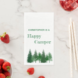 Servilleta De Papel Cumpleaños de los Árboles de Woodland