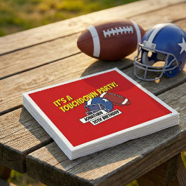 Servilleta De Papel Cumpleaños de los niños de la celebración del fútb