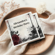 Cumpleaños de Murciélagos y Rosas Góticas
